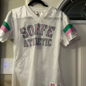 Soffe White Mesh Jersey
